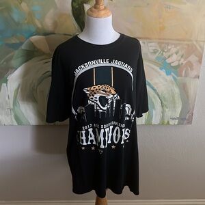 Jacksonville Jaguars 2017 playoffs tshirt XL with city skyline